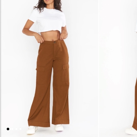 Show Me Your MuMu Courtright Cargo Pants size small New - Picture 4 of 8